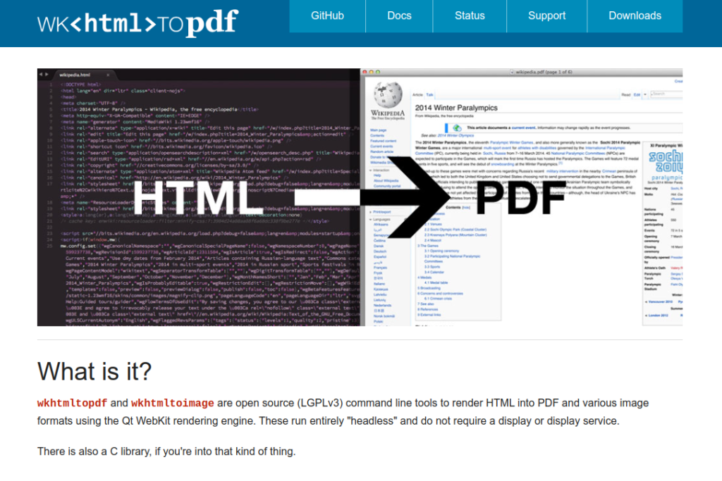 wkhtmltopdf