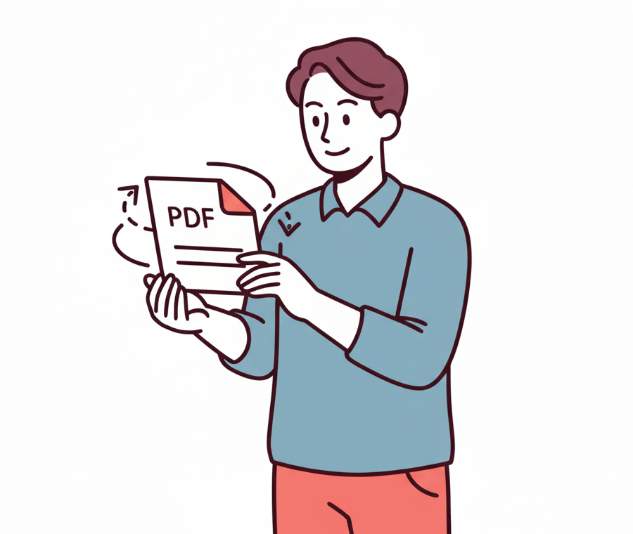 Tools PDF orientation correction