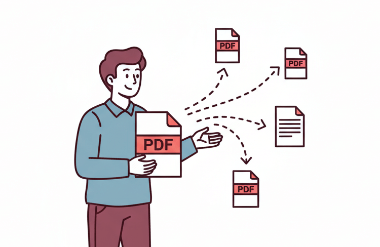 Tools split PDF