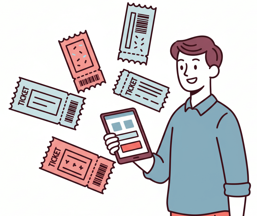 Tools ticket generator icon