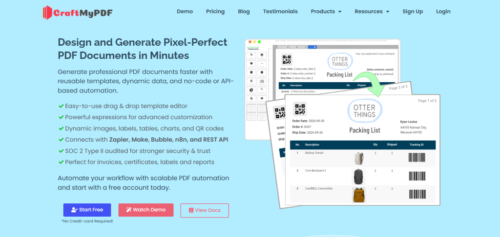 CraftMyPDF