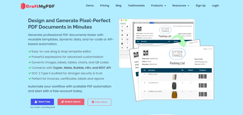 CraftMyPDF